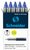 Rollerpenvulling Schneider 852 medium blauw 5 stuks
