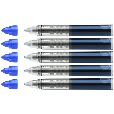 Rollerpenvulling Schneider 852 medium blauw 5 stuks
