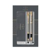 Stylo bille et roller Parker IM Brushed Metal GT Medium 2 pièces Photo