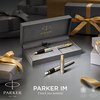 Stylo bille et roller Parker IM Brushed Metal GT Medium 2 pièces Photo