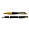 Balpen en vulpen Parker Urban matt black GT medium 2 stuks foto