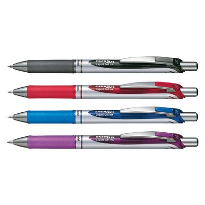 Roller gel Pentel BL77 EnerGel Medium noir