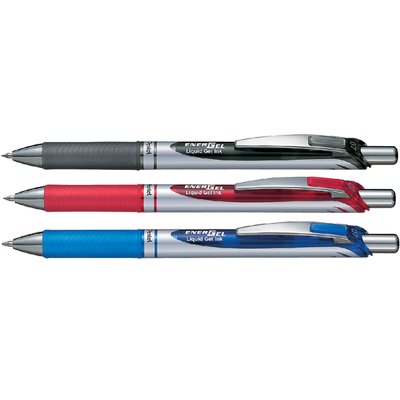 Roller gel Pentel BL77 EnerGel Medium noir