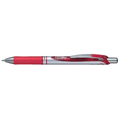 Gelschrijver Pentel BL77 Energel medium rood