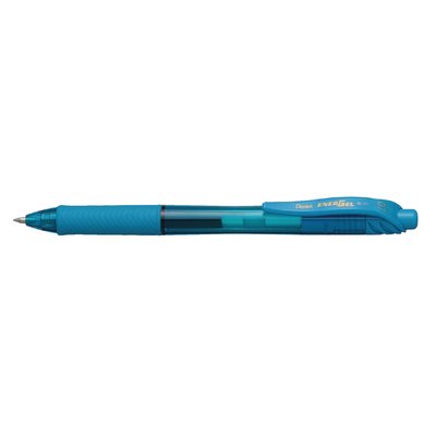 Stylo Gel Pentel BL107 EnerGel-X Medium bleu clair