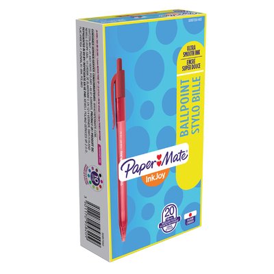 Balpen Paper Mate Inkjoy 100RT medium rood
