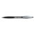Balpen Bic Atlantis soft metalen clip clic medium zwart