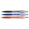 Balpen Bic Atlantis soft metalen clip clic medium zwart foto