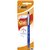 Stylo bille BIC Atlantis Soft Clip métal Clic Medium bleu blister 1 pièce