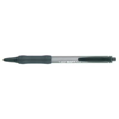 Stylo bille BIC Soft Feel Clic Grip Medium noir