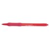 Balpen Bic soft feel grip clic medium rood photo