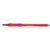 Balpen Bic soft feel grip clic medium rood