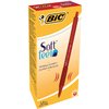 Balpen Bic soft feel grip clic medium rood photo