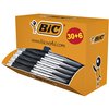Balpen Bic Atlantis classic grip clic M zwart valuepack 30+6 gratis foto