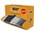 Balpen Bic Atlantis classic grip clic M zwart valuepack 30+6 gratis