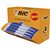 Balpen Bic Atlantis classic grip clic M blauw valuepack 30+6 gratis