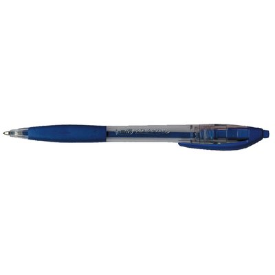 Balpen Bic Atlantis classic grip clic M blauw valuepack 30+6 gratis