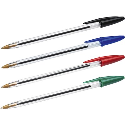 Stylo bille BIC Cristal Medium vert