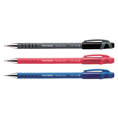Stylo bille Paper Mate Flexgrip Stick Medium bleu
