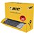 Balpen Bic M10 medium zwart doos à 90+10 gratis