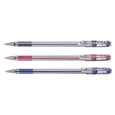 Balpen Pentel BK77 fijn blauw