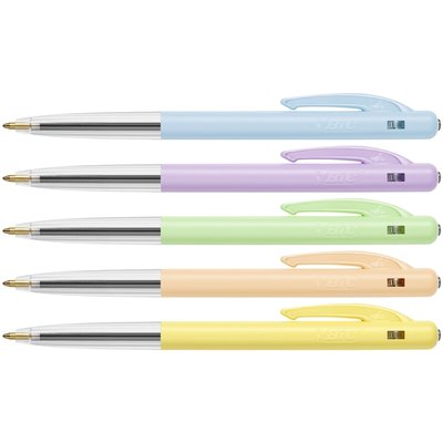 Balpen Bic M10 medium pastel assorti 8+2 gratis