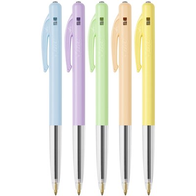 Balpen Bic M10 medium pastel assorti 8+2 gratis