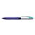Stylo bille BIC 4 couleurs Grip Medium violet