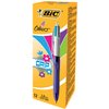 Stylo bille BIC 4 couleurs Grip Medium violet Photo