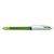 Stylo bille BIC 4 couleurs Medium fluo vert