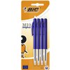 Balpen Bic M10 medium blauw blister à 4st foto