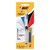 Balpen Bic 3kleuren met vulpotlood HB 0.7mm medium wit blister à 1st