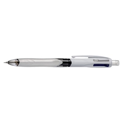 Balpen Bic 3kleuren met vulpotlood HB 0.7mm medium wit