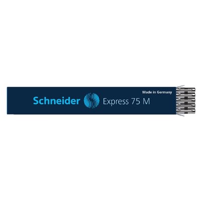 Recharge Stylo bille Schneider Express 75 Medium noir