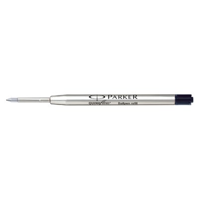 Balpenvulling Parker Quinkflow medium zwart blister à 1 stuk