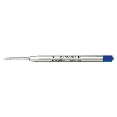 Recharge stylo bille Parker Quinkflow Fin Bleu blister