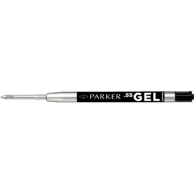 Gelschrijvervulling Parker Quink fijn zwart blister à 1 stuk