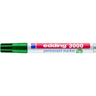 Marqueur edding 3000 ogive 1,5-3mm vert