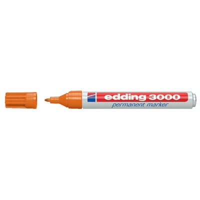 Marqueur edding 3000 ogive 1,5-3mm orange