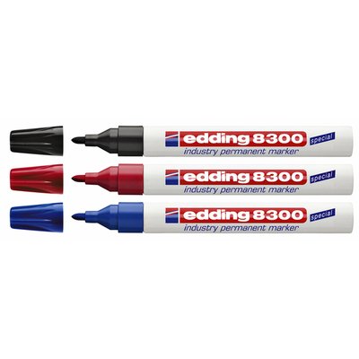 Marqueur edding 8300 Industrie ogive 1,5-3mm bleu