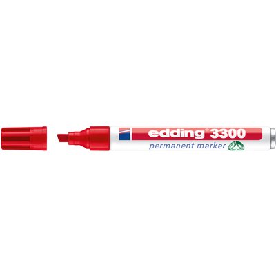 Viltstift edding 3300 schuin 1-5mm rood