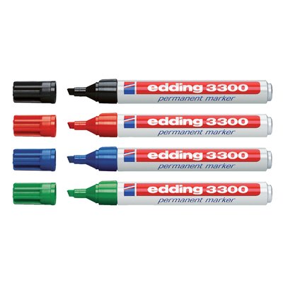 Viltstift edding 3300 schuin 1-5mm groen