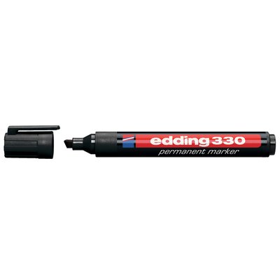 Viltstift edding 330 schuin 1.5-5mm zwart