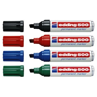 Viltstift edding 500 schuin 2-7mm rood