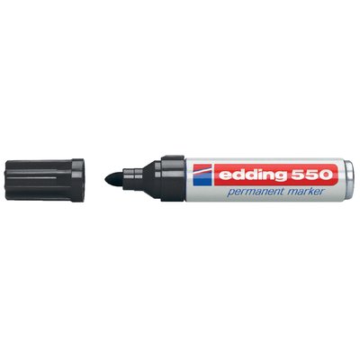 Viltstift edding 550 rond 3-4mm zwart
