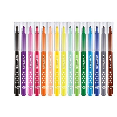Feutres Maped Color''Peps Long Life 15 pièces assorti