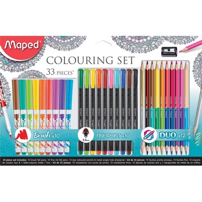 Tekenset Maped Graph'Peps 33-delig assorti