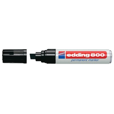 Viltstift edding 800 schuin 4-12mm zwart