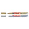 Paintmarker Edding 780 op oliebasis 0.8mm zilver blister à 1 stuk foto