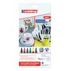 Brushpen edding 4200 porselein assorti etui à 6 stuks foto